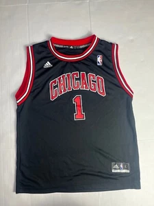 Adidas Derrick Rose Chicago Bulls Jersey NBA Basketball Youth Size Large - Picture 1 of 7