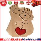 Wooden Ornaments - Lovely Heart-Shaped Animals Sculptures (Hedgehog B13)