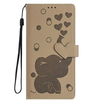 Cartoon Leather Cover For iPhone 16 15 Pro Max 14 13 12 11 Xr Flip Wallet Case - Image 1 of 4