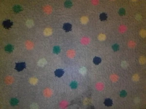 4'X2.5' Polka Dot Girl's Rug - Picture 1 of 4