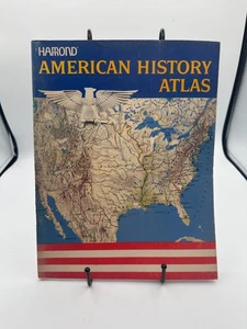 Hammond American History Atlas – 1972 Vintage Illustrated Map Book - Imagen 1 de 8
