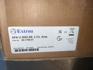 Extron XPA Ultra XPA U 2002 SB Amplificatore di potenza uscita collegabile a due canali NUOVO - Foto 1 di 2