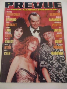 Witches of Eastwick, Madonna, Mariel Hemingway - Prevue Magazine 1987 - Imagen 1 de 7