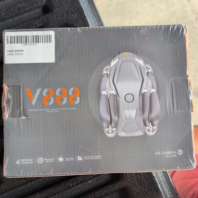 V888 Drone With 8K HD Dual Camera FPV WIFI Foldable Quadcopter +Battery MMBN - Image 1 of 4