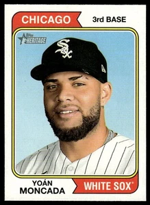 2023 Topps Heritage Yoán Moncada #402 Short Print SP Chicago White Sox - Picture 1 of 2