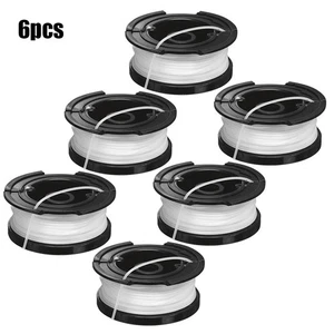 6pcs Trimmer Spools Lines For Black & Decker A6481 STC1820PC STC1820 ST4525 - Picture 1 of 12