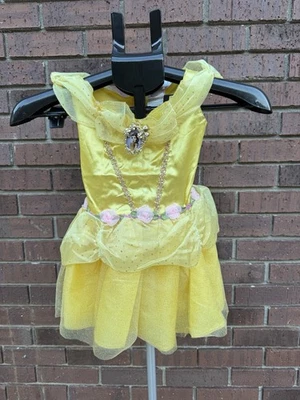 Disney Princess Belle Dress Up Halloween Costume Toddler Size 2T Beauty & Beast - Image 1 of 4