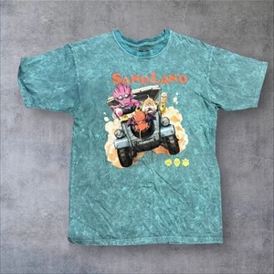 Sand Land Shirt Mens XL Blue T-Shirt Tie Dye Japanese Manga Video Game Anime - Picture 1 of 6