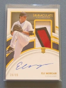 2022 Panini Immaculate Collection #149 Eli Morgan RC Rookie Patch Auto /99 - Picture 1 of 3