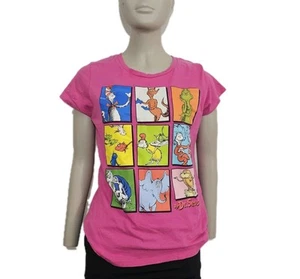 Vintage Universal Studios Dr. Seuss Tee Women's T Shirt Pink Size M - Picture 1 of 11