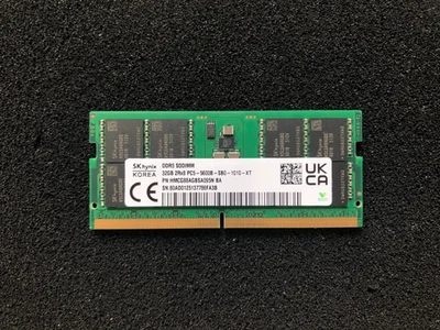 32GB (1X32GB) SK HYNIX 2Rx8 PC5-5600B LAPTOP MEMORY SODIMM RAM - Image 1 of 2