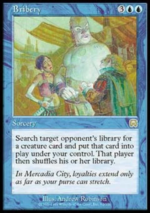 MTG English Bribery NM Foil Mercadian Masques - Image 1 of 1