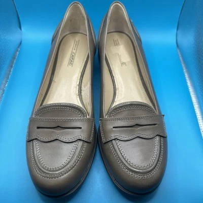 Circa JOAN & DAVID Brown Leather Comfort Penny Loafer Shoe Sz 9.5 M *see details - Image 1 of 4
