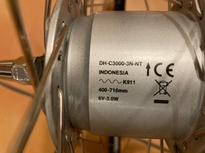 Shimano Nexus DH-C3000-3N-NT Fahrradfelge 26" inkl. Nabendynamo vorne - Bild 1 von 4