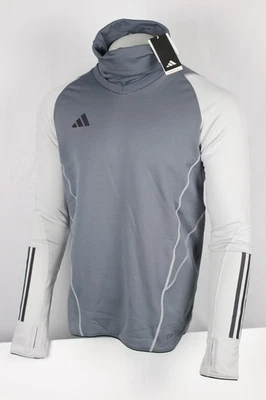 Adidas Men's Trio 23 Pro Warm Up Top Sweater Long Sleeve Gray H49613 - Image 1 of 4