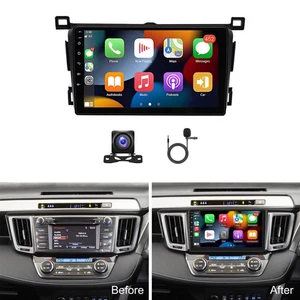 4+64GB For Toyota RAV4 2013-2018 Android 15.0 Head Unit Carplay Stereo Radio GPS - Picture 1 of 17