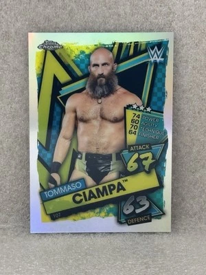 TOMMASO CIAMPA 2021 WWE Topps Slam Attax REFRACTOR #107 - Image 1 of 2
