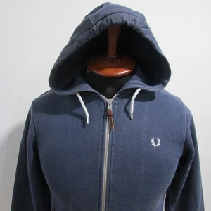 Fred Perry Boys Zipped Hoodies Blue Chest 38/40 Size L Sku Y03715 - Picture 1 of 17