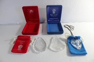 Waterford Crystal 1978. Ornamente & Herz Anhänger Konvolut 1979 - Bild 1 von 7