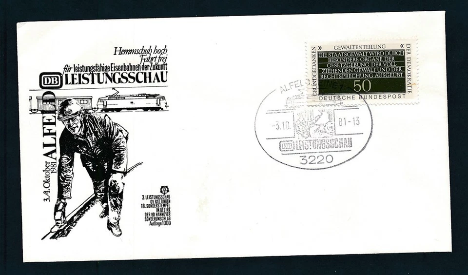 D466594 Alemania cubierta de ferrocarril trenes locomotoras DB Performanceschau Foto 1 de 1