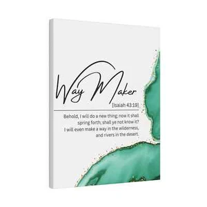 Wanddeko - Giclée Poster Kunstdruck - Way Maker grünes Design - Bild 1 von 10