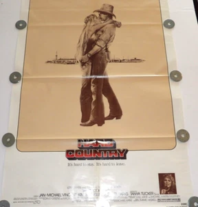 Jan-Michael Vincent Kim Basinger HARD COUNTRY Original 1sh Vintage Movie Poster - Picture 1 of 4