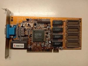 PCI VGA Grafikkarte - Biostar S3 Virge 86C325 2MB - Bild 1 von 5