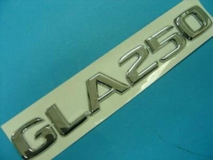 CHROME * GLA250 * TRUNK LETTERS EMBLEM BADGE FOR MERCEDES BENZ GLA-CLASS AMG - Foto 1 di 2