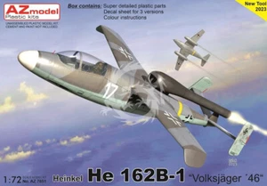 Heinkel He 162B-1 "Volksjager 46" AZmodel AZ7851 skala 1/72 - Zdjęcie 1 z 2