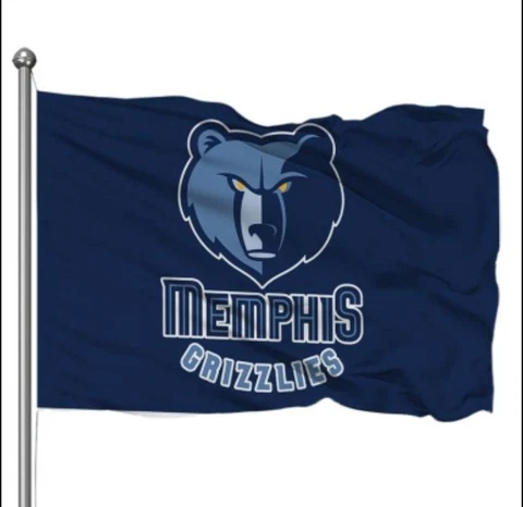 Memphis-Grizzlies-3X5 Banner FREE SHIPPING 3X5 Flag Man Cave Flags USA  New🏀 Cover