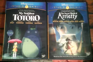 My Neighbor Totoro (2-DVD) & The Secret World of Arrietty (DVD) Anime NrPerfect - Picture 1 of 1