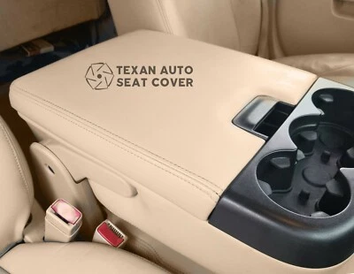 2007, 2008, 2009 Chevy Silverado 1500 2500HD LT LTZ Center Console Lid Cover Tan - Image 1 of 4