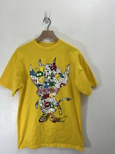 Raw Blue Mens Tshirt XL Yellow Damien Graphic Print - Picture 1 of 4