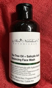 Skin Nutrition Botanicals Tea Tree Oil + Salicylic Acid Balancing Face Wash - Picture 1 of 3