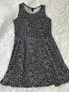 Art Class Girls Sz, 14/16 Black & White Knit Sundress. Cute, Exc. Condition - Picture 1 of 8
