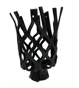 Set of 6pcs Genuine Leather Pool Table Pocket Net Replacement BLACK - Picture 1 of 3