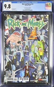 Rick and Morty #12 CGC 9,8 Exceed Exclusives Variante Richard Van Como Cubierta 2016 - Imagen 1 de 2