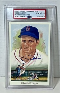Signed Bobby Doerr Gem Mint 10 PSA Perez Steele Celebration Postcard Auto - Picture 1 of 2