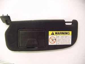 DRIVER LEFT SUN VISOR WITHOUT ILLUMINATION FITS 03-06 TIBURON BLACK - Picture 1 of 4