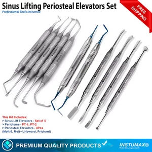 Sinus Lifting Instrument Elevators Bone Graft Periosteal Implant Dental Surgical - Picture 1 of 12