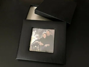 WEDDING ANNIVERSARY BIRTHDAY DVD CASE - Album Portfolio Photo Holder Black - Picture 1 of 5