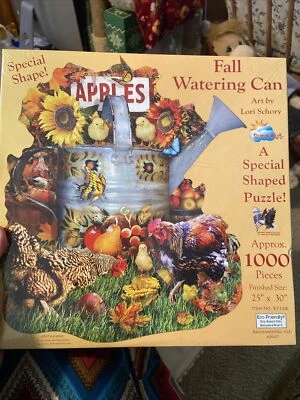 NUEVO "FALL WADERING CAN" 1000 Piezas Rompecabezas en Forma de PUZZLE SunsOut Lori Schory Foto 1 de 2