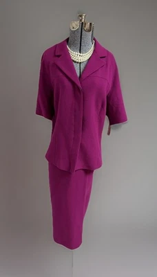 NUEVO $696 Lafayette 148 NY Falda Traje Talla 16 Conjunto de Dos Piezas por Edward Wilkerson Foto 1 de 4