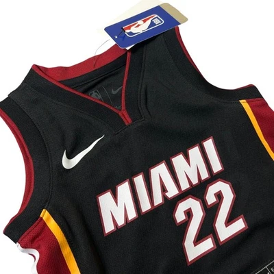 NOVA Camiseta Miami Heat Infantil Infantil Criança 18M Preta Jimmy Butler #22 NBA - Imagem 1 de 4