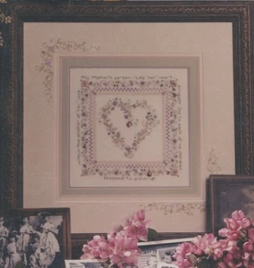 Shepherds Bush Mother's Heart Sampler Counted Cross Stitch Pattern - Picture 1 of 2
