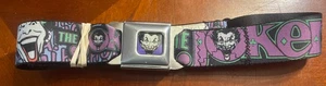 Adjustable Joker Seatbelt Buckle Style Belt. Great For Cosplay Or Convention - Bild 1 von 3