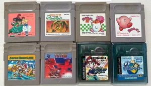 Nintendo Gameboy & Color Kirby 1 2, Tetris, Beyblade Set of 8 Games Japan F/S - Picture 1 of 2