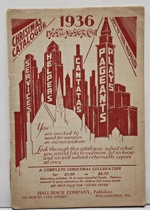 1936 Christmas Catalog of Sheet Music Hymnals ets. Hall-Mack Co. Philadelphia PA - Picture 1 of 9
