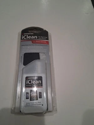 Набор для чистки экрана Monster iClean с тканью из микрофибры для планшета iPhone iPad - Изображение 1 из 2