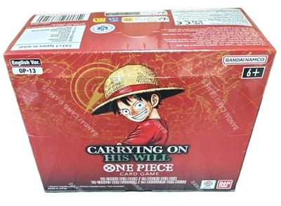 One Piece ENG Carrying on His Will OP-13 Box 24 Buste BANDAI CARD GAME - Image 1 of 3
